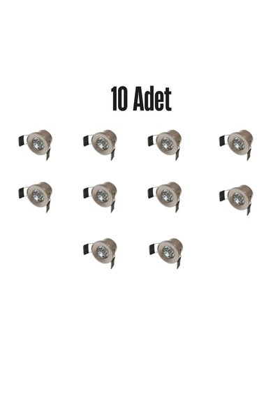 Cata CT-5270 YILDIZ SATİN 1.5w led spot 10 adet beyaz