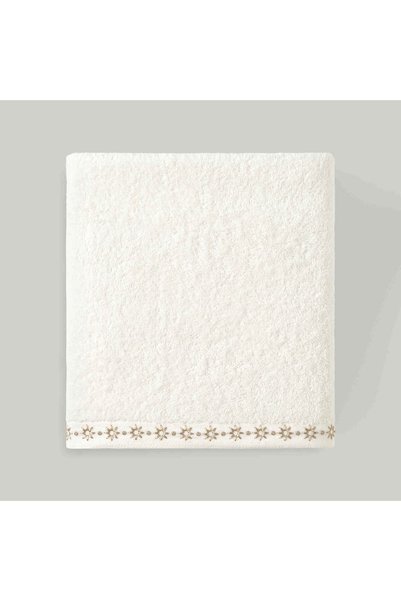Linens Viona Pamuk 50x85 cm Yüz Havlusu Ekru