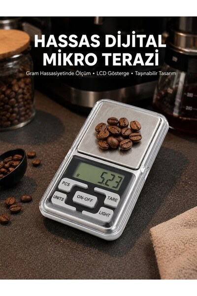 Global 300 Gr Hassas Cep Terazisi Mavi Işıklı LCD Ekranlı Yeni Nesil