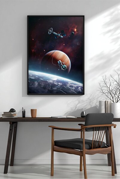 KEYFHOME Examinator Fantastic Science Fiction Art MDF cu rama Tablou Poster S...