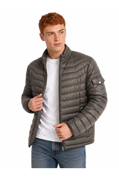 Loft Erkek Yeşil Balıkçı Yaka Regular Fit Mont