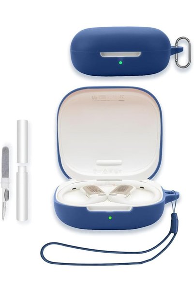 AXIYIBZI حافظة لجهاز Shokz OpenFit Pro، غطاء حماية من السيليكون الناعم المحمو...