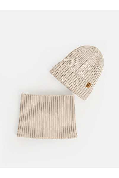 LC Waikiki Scarf & Beanie & Gloves Set - Multicolor - Plain