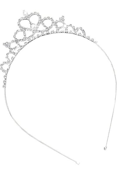 Bukela Girls Crystal Tiara Princess Crystal Tiara Crown Heart Shaped Crown Ti...
