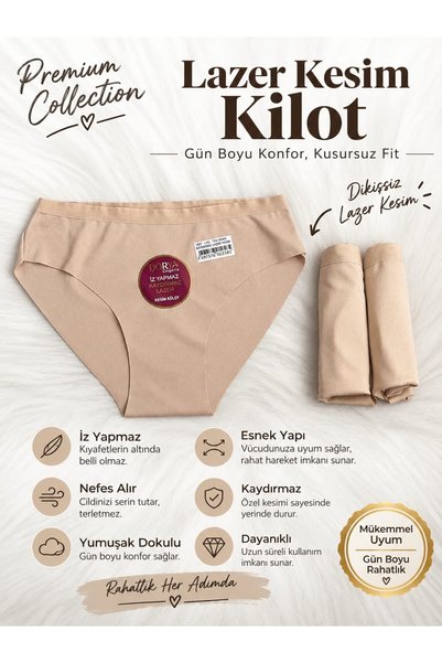 Lazer Kesim Külot 3'lü