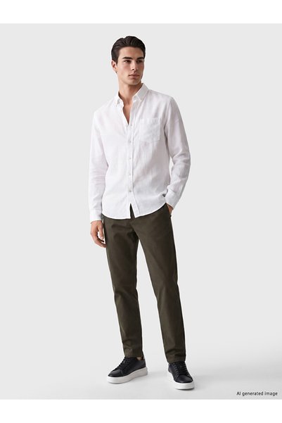 LC Waikiki Özmarka New Season Khaki Slim Fit Men's Chino Trousers