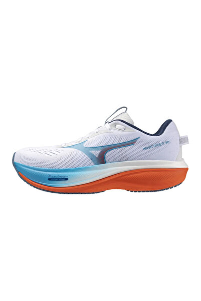 MIZUNO Wave Rider 30 Men's Running Shoes White / Orange
