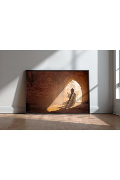 KEYFHOME Mosque and islamic architecture no 87 framed mdf table poster living...