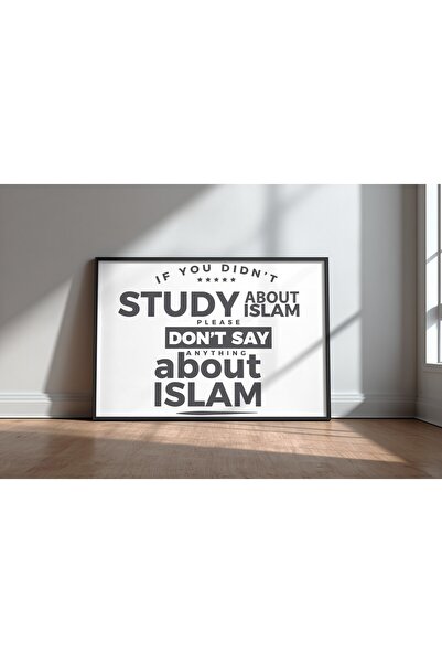 KEYFHOME Islamic Hat Art No 302 Încadrat MDF Tablou Poster Living Decor de pe...