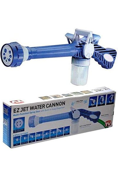 Wavetech Ez Jet Water Cannon 8 in 1 Turbo Spray Gun for Gardening |Car Wash| ...