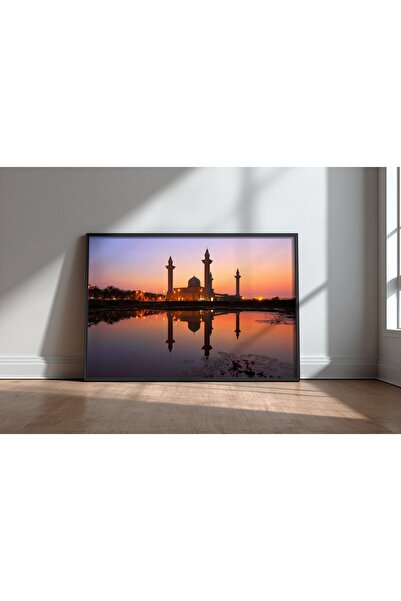 KEYFHOME Mosque and islamic architecture no 72 framed mdf table poster living...