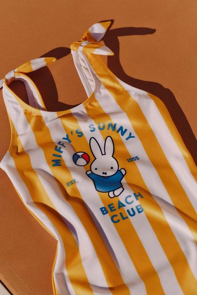 H&M Printed knot-detail swimsuit