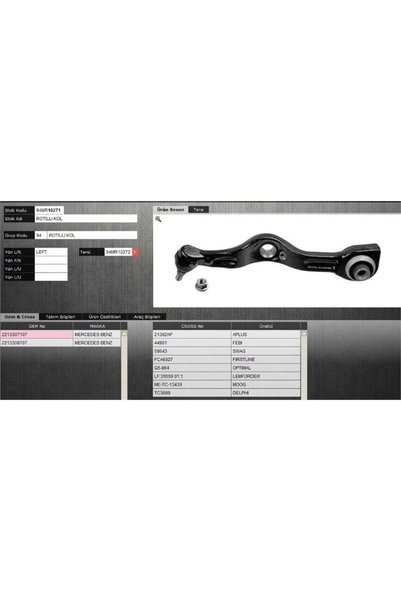 FROW ROTILLI KOL (SOL) MERCEDES W221 S SERISI 05-