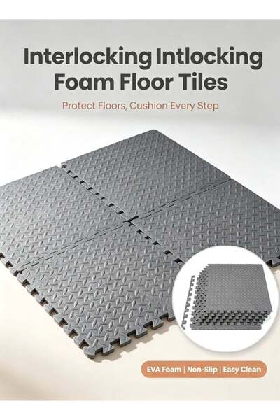 Generic Yoga Mat Exercise Mat- Gym Interlocking EVA Foam Floor Mat Tiles 30 x...