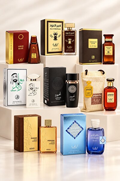 OEM Set 8 parfumuri arăbești 8x100 ml – Signature: Ameer Al Oud Original, Asw...
