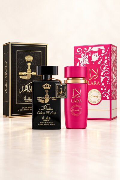 OEM Set 2 parfumuri arăbești 2x100 ml – Royal Collection: Lara Candy, Sultan ...