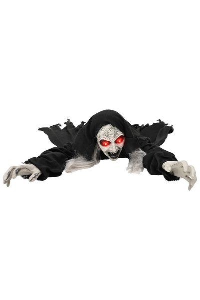 vidaxl Zombie care se târăște de Halloween SPOOKA Negru