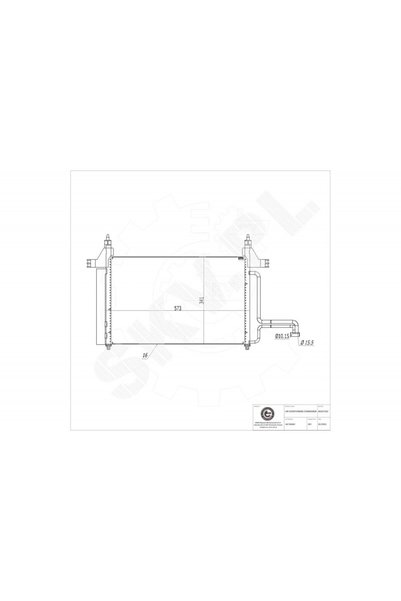 ESEN SKV Radiator aer condiționat Fiat Stilo cu uscător 46745840