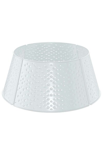 vidaxl Fustă pentru brad de Crăciun În formă de con Alb Ø 62 x 25 cm