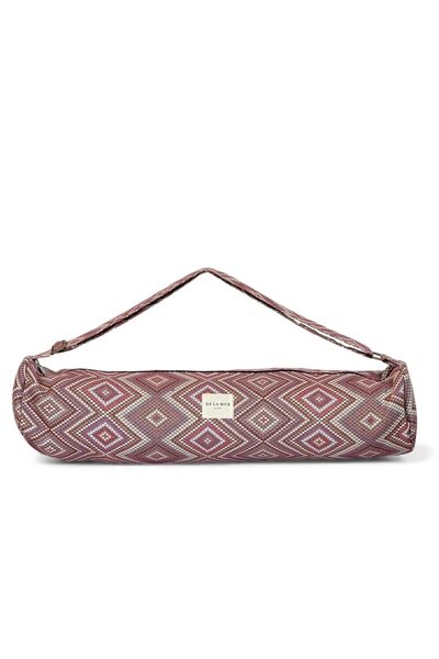 Natural Geantă pentru saltea de yoga Roz și Lila Jacquard Multicolor