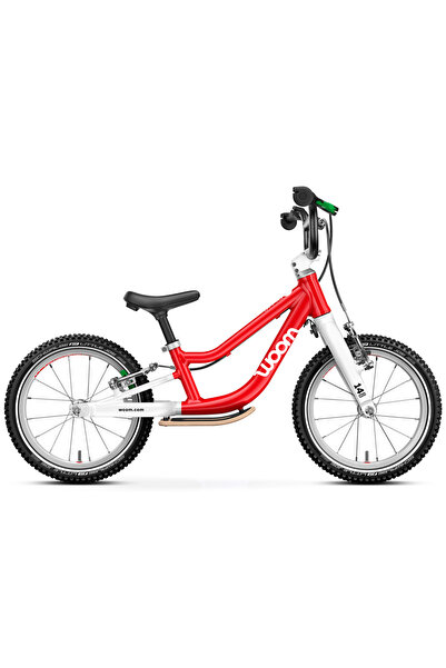 Woom Bicicleta copii 1 Go Plus cu roti 14" rosu Red