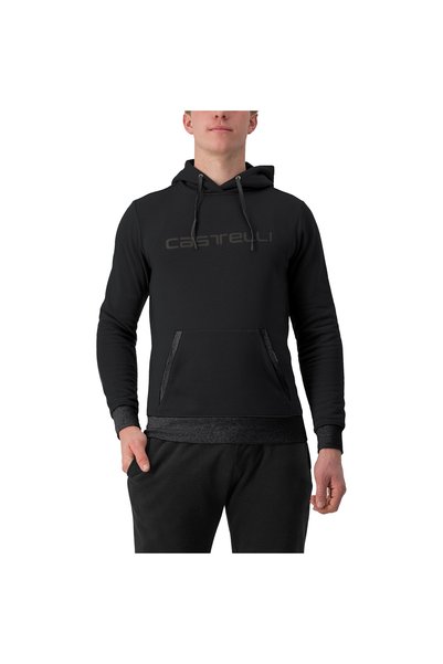Castelli Αθλητικό φούτερ casual με λογότυπο - μαύρο