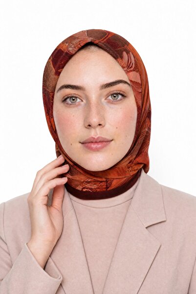 Mooncorn Cevra Pattern Hebei Silk Scarf