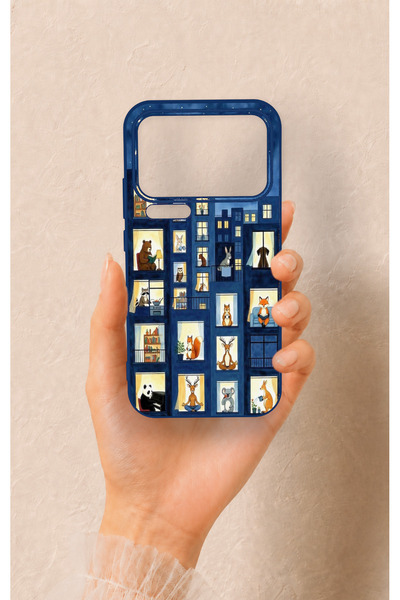 Vip Case Mi-17Promax Compatible Starry Apartment Patterned Silicone Case