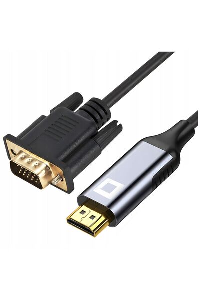 Co2 Cablu Convertor Adaptor VGA la HDMI Full HD 1080P 60Hz 2M