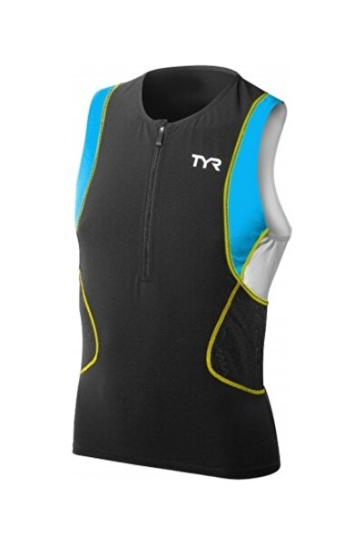 TYR Men Competitor Singlet black-blue-yellow