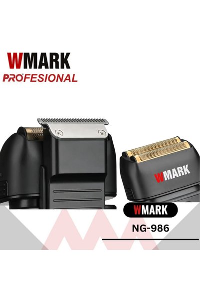 Wmark NG-986 هي ماكينة حلاقة كهربائية احترافية لاسلكية ذات شفرتين.