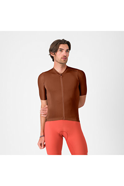 Castelli Espresso 2 short sleeve t-shirt for men, dark brown