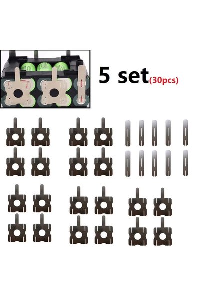 Choice 30pcs Spots Welding Nickel Plates 5Set Battery Plating Nickle Sheet Fo...