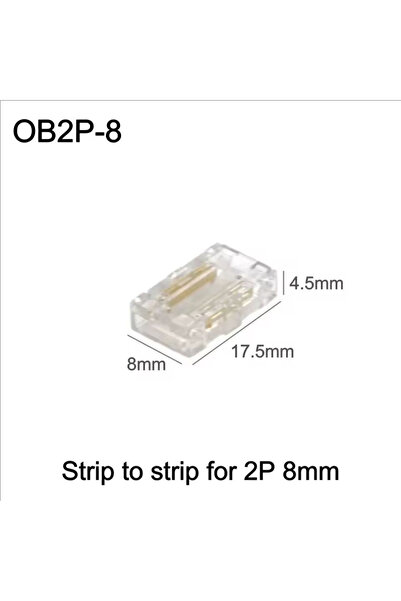 Choice 10PCS OB2P-8 Hand Pressed Solder Free Easy to Install 2/3/4 Pin LED Li...
