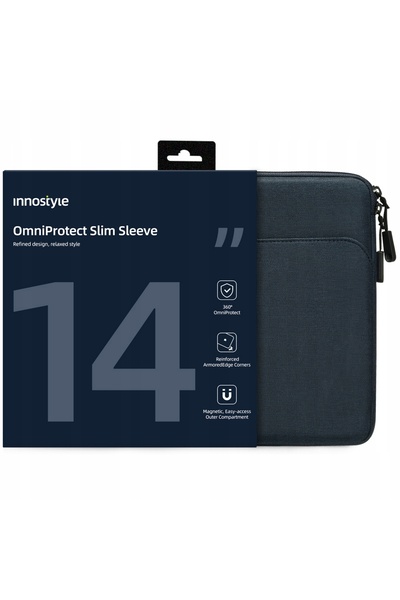Innostyle Geantă laptop 13-14 impermeabilă Omniprotect Albastru