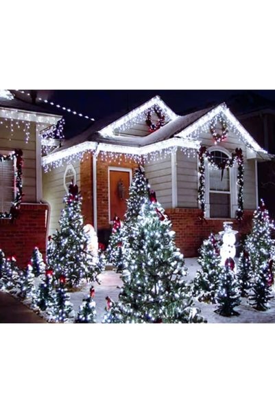 OEM Lumini de Crăciun, Lungime 100 m, LED-uri, Pentru interior/exterior, 8 moduri de iluminare, Alimentare la priză 220V, L