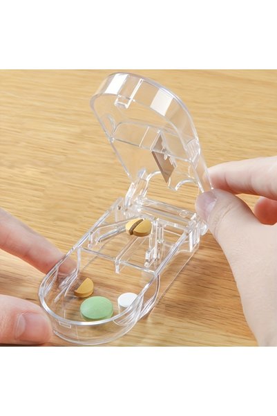 Choice قطعة واحدة شفافة من XLARGE، قطاعة حبوب صغيرة محمولة وصندوق تخزين، قطاع...