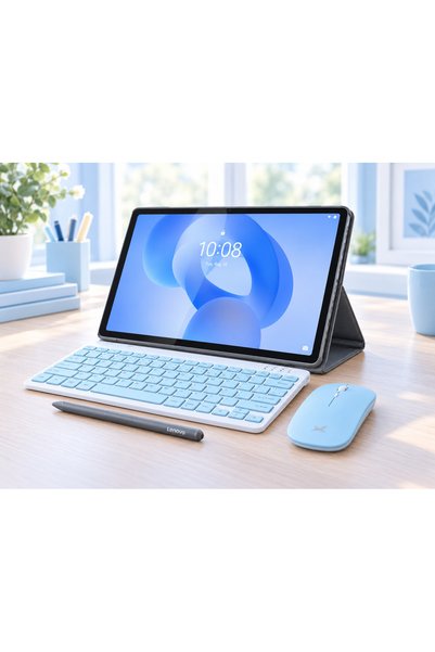 LENOVO Idea Tab 8GB 128GB 11 inç TABLET+KALEM+KILIF+MAVİ KLAVYE MOUSE SET DER...