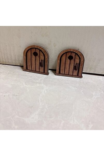 Choice 2pcs Handmade Wooden Mouse Hole Door Decoration - Retro - Style Wood -...