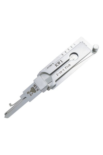 Choice KW1 Lishi 2-in-1 Stainless Steel Master Key Decoder Master Key Decoder...