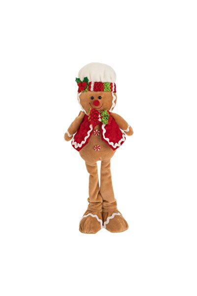 OEM Figurină Decorativa Om de Turta Dulce Cofetar 33 cm de Crăciun – Accent F...