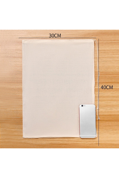 Choice 5 قطع أكياس قماش الجبن XL قابلة لإعادة الاستخدام لتصفية حليب المكسرات،...