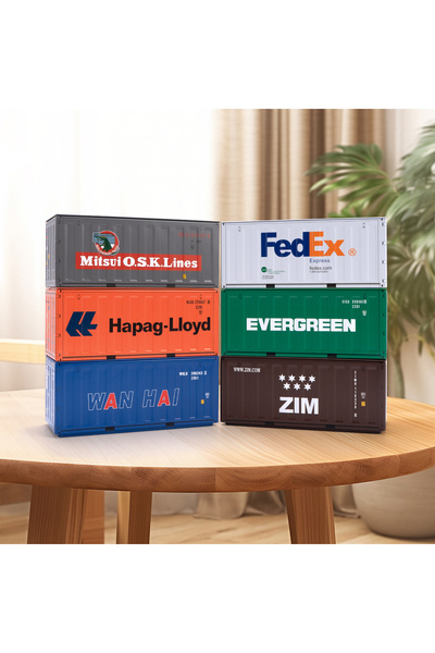 Choice صندوق تخزين وعرض حديدي بتصميم صناعي عتيق، 6 قطع، مقاس 15x6.5x6.5 سم، ط...
