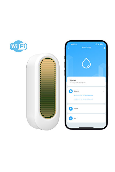 Choice WiFi White New Tuya WiFi/Zigbee Rain Sensor IP65 Waterproof Outdoor Pr...