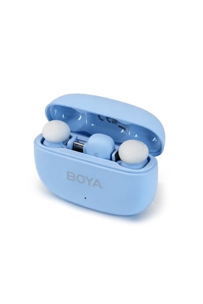 BOYA Mini 2 AI Kablosuz Yaka Mikrofonu Type-C Mavi - SKU02B
