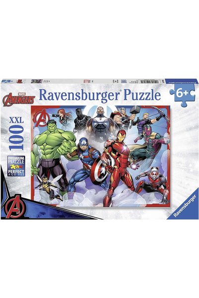 RAVENSBURGER Παιδικό Παζλ Εκδικητές Συναρμολογηθείτε XXL για 6+ Ετών 100 τεμά...