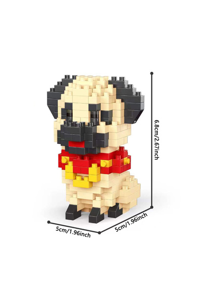 Choice in-bag French Bulldog Variety Styled Cute Pet Dog Micro Mini Building ...