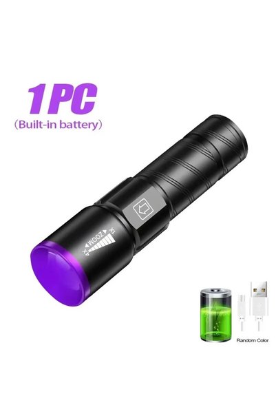 Choice مصباح يدوي LED بالأشعة فوق البنفسجية S483-A بطول موجة 395 نانومتر قابل...