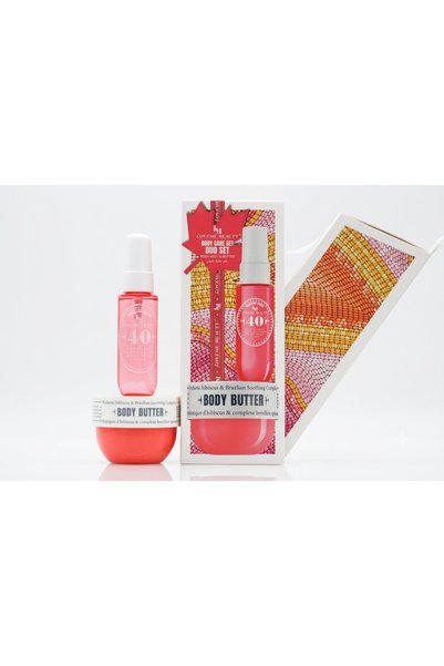 LOVEME BEAUTY مجموعة معطر وزبدة جسم لافمي بيوتي Brazilian Crush 40 – طقم عناي...