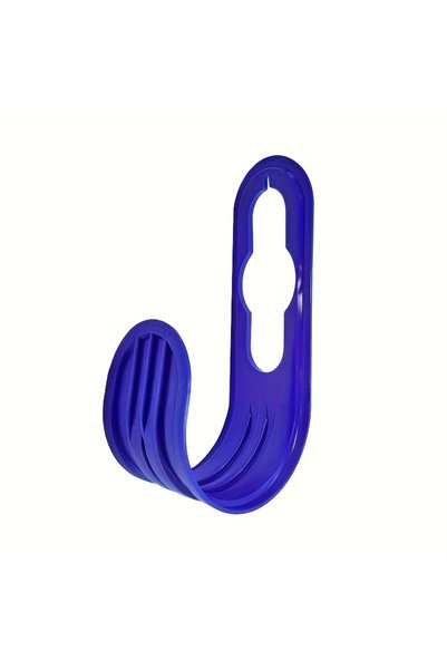 Choice Blue Space Saving Wall Mounted Garden Hose Bracket Is An for Outdoor L...